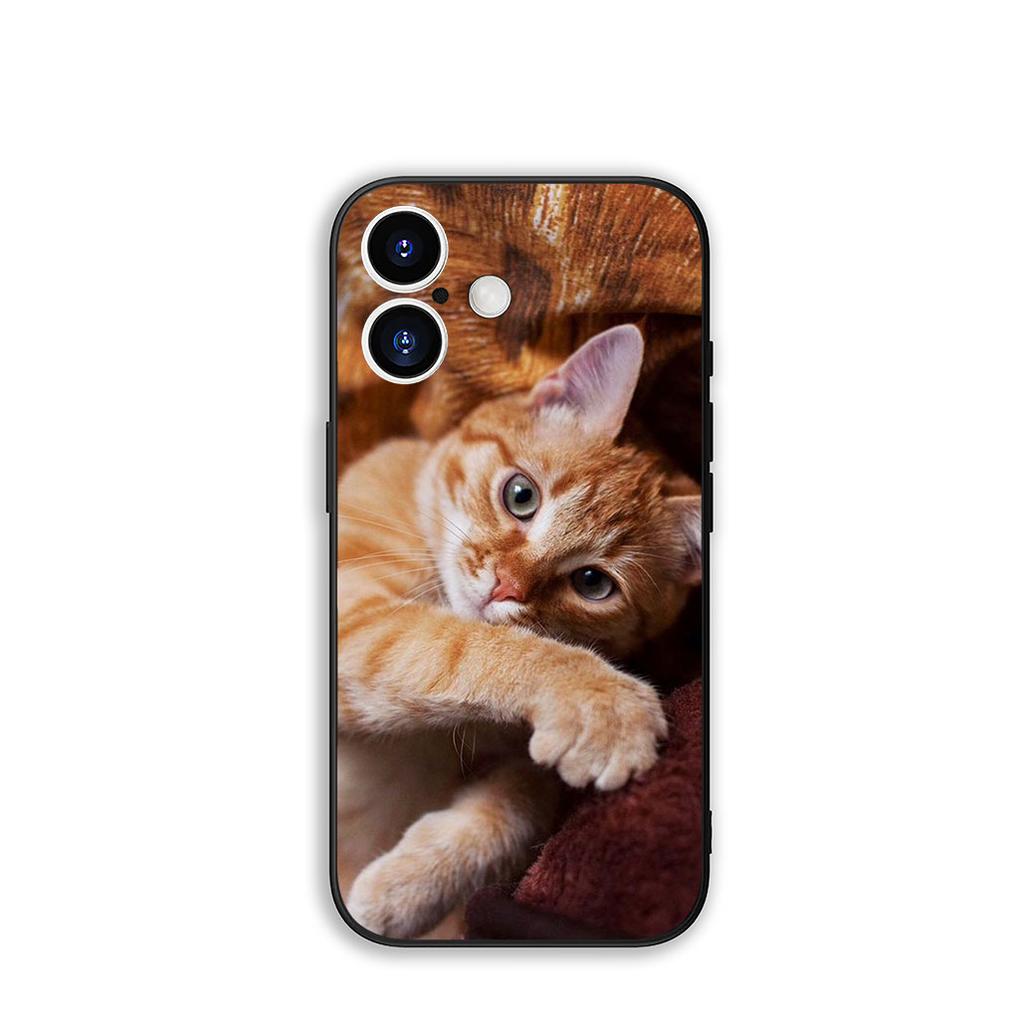 For Samsung Galaxy S25 S23 S22 S24 FE Ultra Plus A56 A05 A06 A15 A16 A57 S7 Edge Phone Cover Case Cat Meow