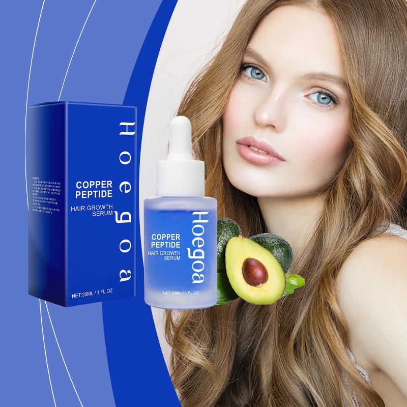 Copper Peptide Hair Serum Nourishes And Moisturizes The Scalp, Repairs Hair Roots, And Promotes Voluminous, Strong Hair.