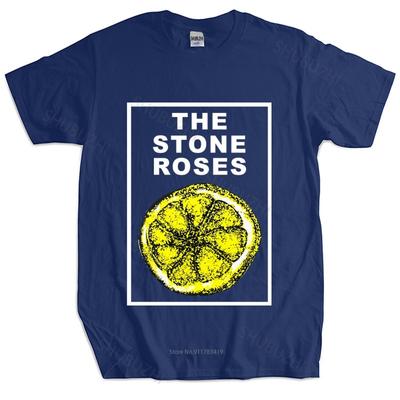 T-shirt d'été en coton pour homme hauts amples Nouveau Rétro The Stone Roses Lemon T-shirt unisexe T-shirt unisexe t-shirt décontracté T-shirts décontractés Unisexe