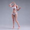 Scale Female Action Figure Flexible Joint Action Figure Body Model with Various Detachable Leg and Hand Accessories Slim 1/6 Body, 12-Inch (White