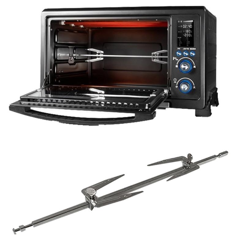 Edelstahl Hähnchenbraten Gabel Drehbar Backen Brathähnchen Gabel BBQ Hähnchen Gabel für Outdoor Grills