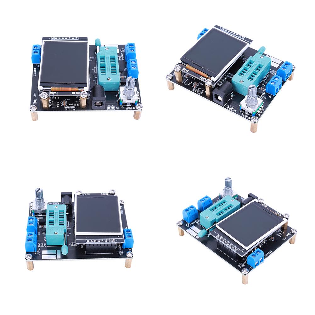 GM328 Transistor Tester LCR Diode Capacitance ESR Voltage Frequency Meter PWM GM328A Square Wave Generator Type-C Charge