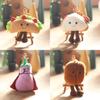 Adorable Cute Sandwich Plush Toy Keychain Hamburger Eggplant Doll Accessory