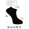 Bamboo Men's Booties Black Socks Seamless Pack Of 6