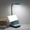 Table Lamp LED No Blue Light Flicker Free Flexible 360 Degree Adjustable Neck USB Charging Desk Light with Mobile Phone Holder
