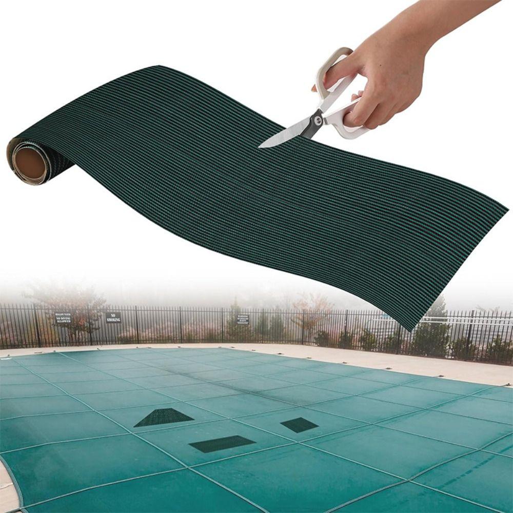 Self Adhesive Pool Cover Repair Patch Tear Resistant Mesh Pool Cover Repair Patch