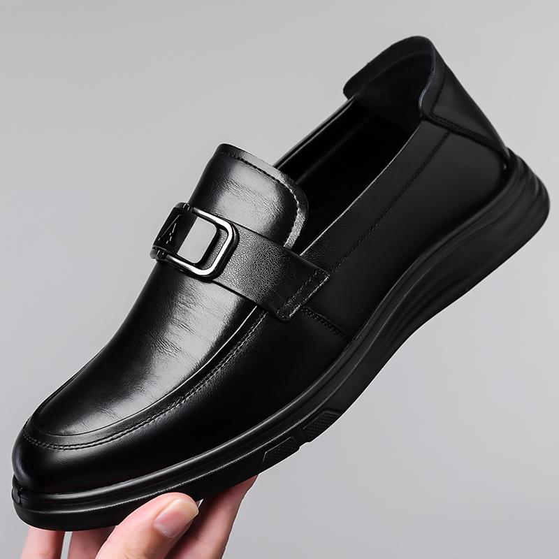 Fashion 2024 New Arrival Fashion Men Business Shoes Italian Handmade Shoes Male Comfortable Leather LoafersSlip-ons Men Casual Footwear
