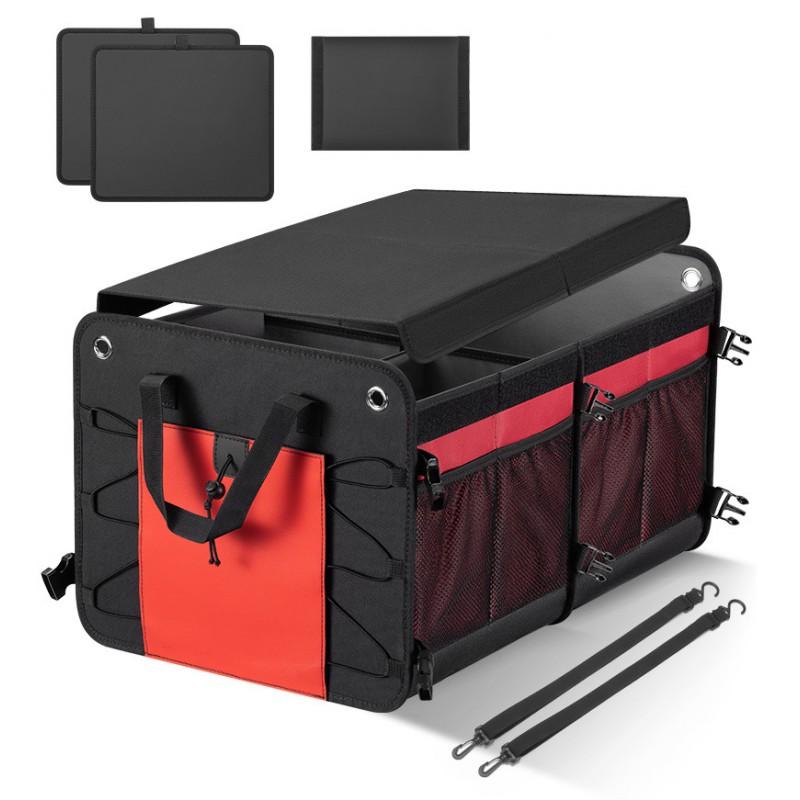 Foldable Car Trunk Organizer Box Waterproof Storage Bin SUV Sedan Hatchback 60L Oxford Fabric Cargo