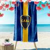 Boca Juniors Print Beach Towel, Large Soft Quick Dry Towel for Beach Camping Swimming