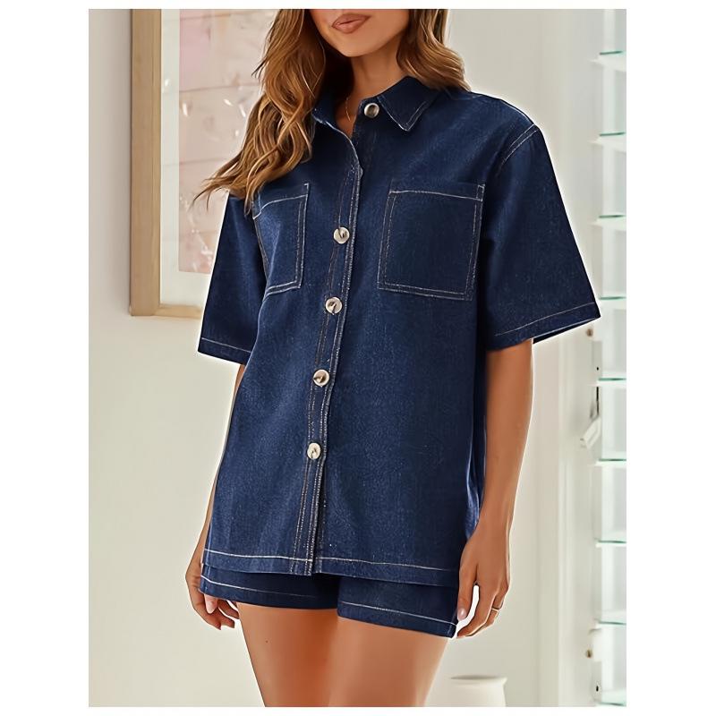 2026 New European & American Women's Casual Solid Denim Jacket