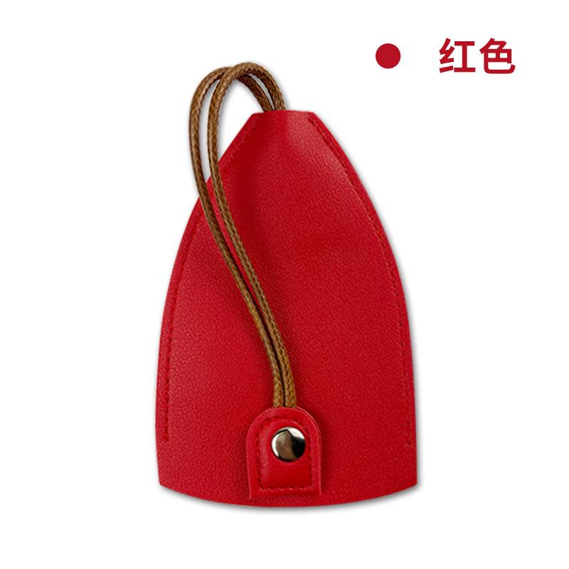

Key Storage Pouch / PU Leather Key Case One Size червоний