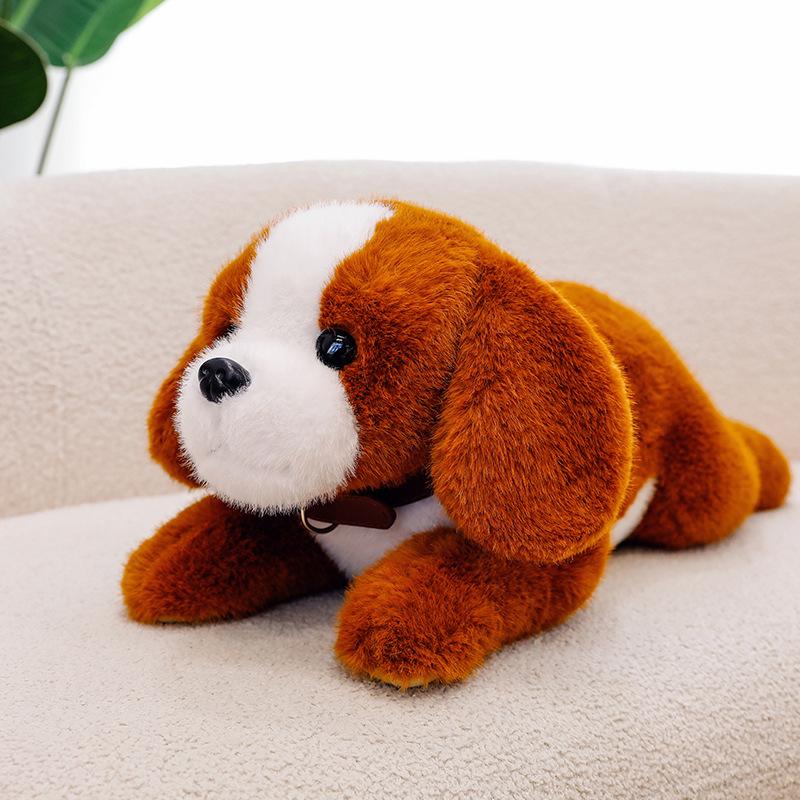 Dog Doll Husky Golden Retriever Pet Throw Pillow Cushion Rag Doll for Boys and Girls Birthday Gift