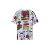 Li Ning X Chinatown Market Collaboration Fun Pattern Printed Sports Crew Neck T-Shirt Men Tops White AHSR897-1