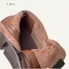 Johnature 2023 Autumn Winter New Retro Short Boots Women Genuine Leather Mixed Colors Thick Soled Versatile Platform Shoes