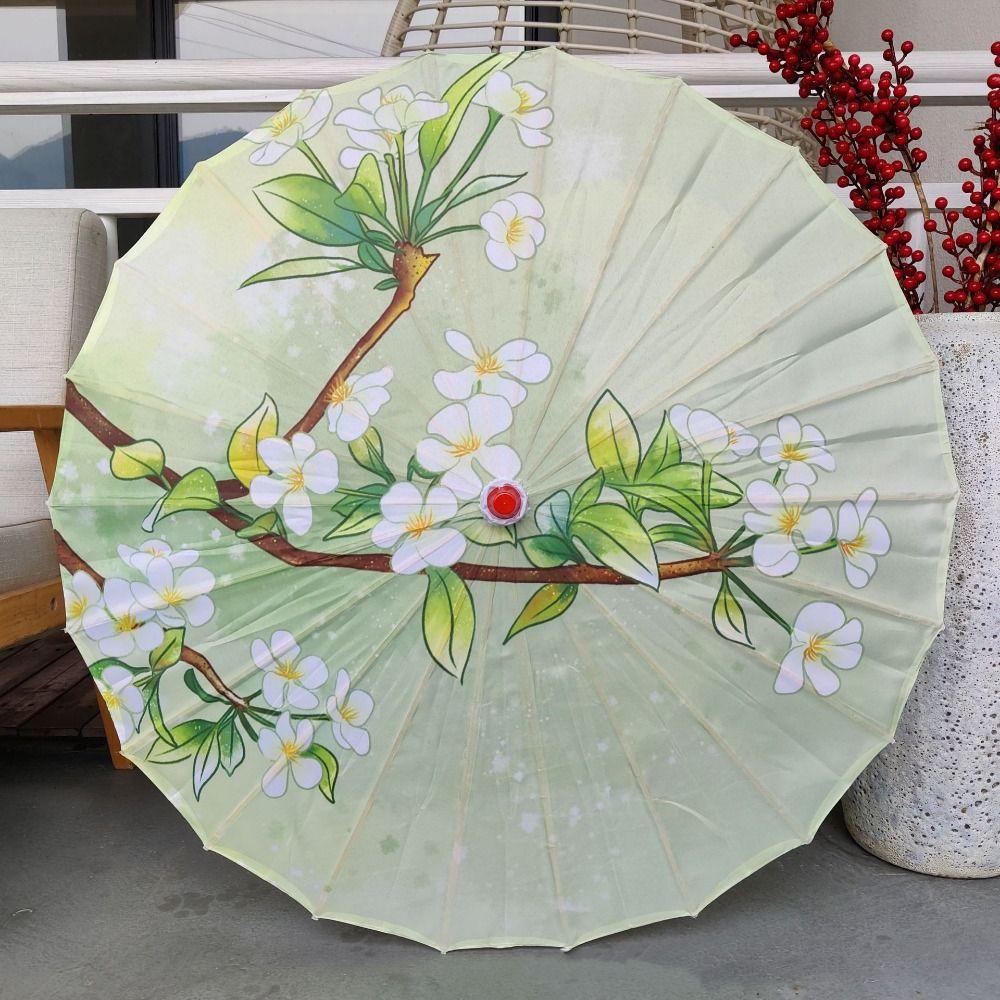 70 cm Silk Cloth Women Umbrella Chinese Style Chinese Oil Paper Umbrella  Party
