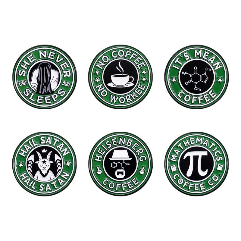 3-6 Pcs/set Anime TV Movies Enamel Pins Horror Movie Characters Brooches Lapel Badges Jewelry Gift for Fans Friends