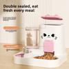Cat Face Feeding Device, Water and Dry Food Combined Feeder, Feeding Bowl, Wet and Dry Separation Dog Bowl, Cat Bowl, Storage Food Bowl