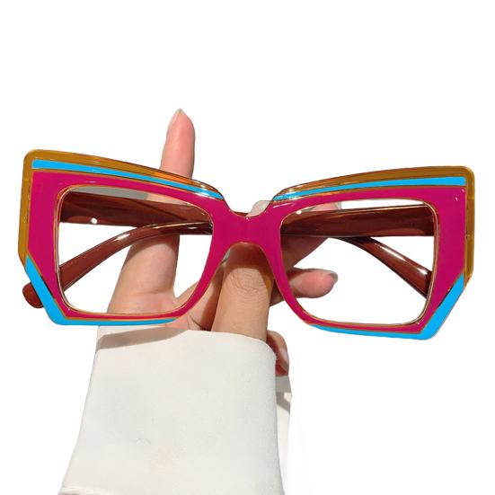 Blue Light Blocking Glasses for Men Women Large Frame Square Glasses Anti-Fatigue