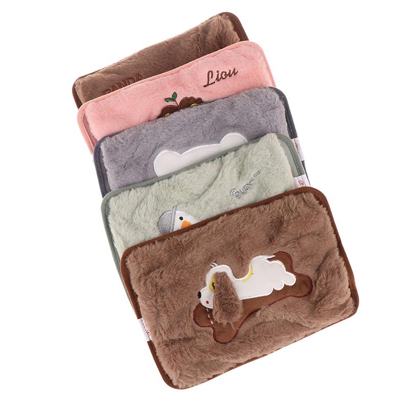 Reusable Electric Hot Water Bag Soft Winter Hand Warmer Hot Water Bottle Rechargeable Warm Hand Pocket Christma Gift