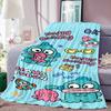 Cartoon Cute HANGYODON Soft Flannel Blanket Bedroom Sofa Picnic, Outdoor Leisure Gift BlanketW-1
