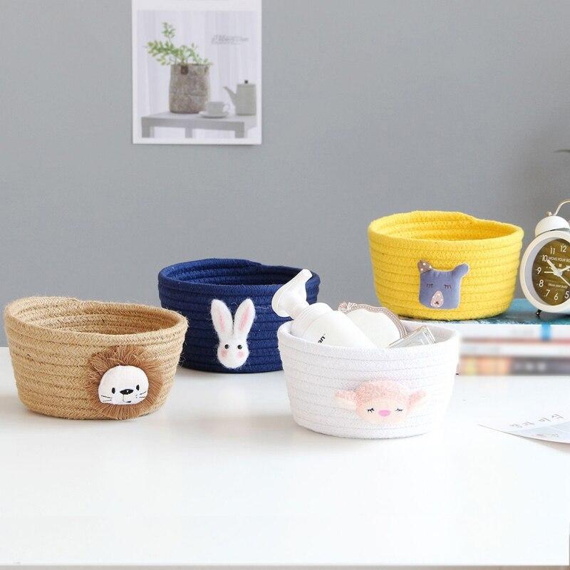 Storage Basket Cartoon Animals for Clothes Books Cosmetics Jewelry