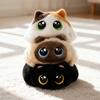 Schattig Dik Liggend Katten Pluche Speelgoed Calico Siamees Zwart Gevuld Kittens Pluche Speelgoed Voor Jongens Meisjes Verjaardag Kerstcadeau Bureau Metgezel
