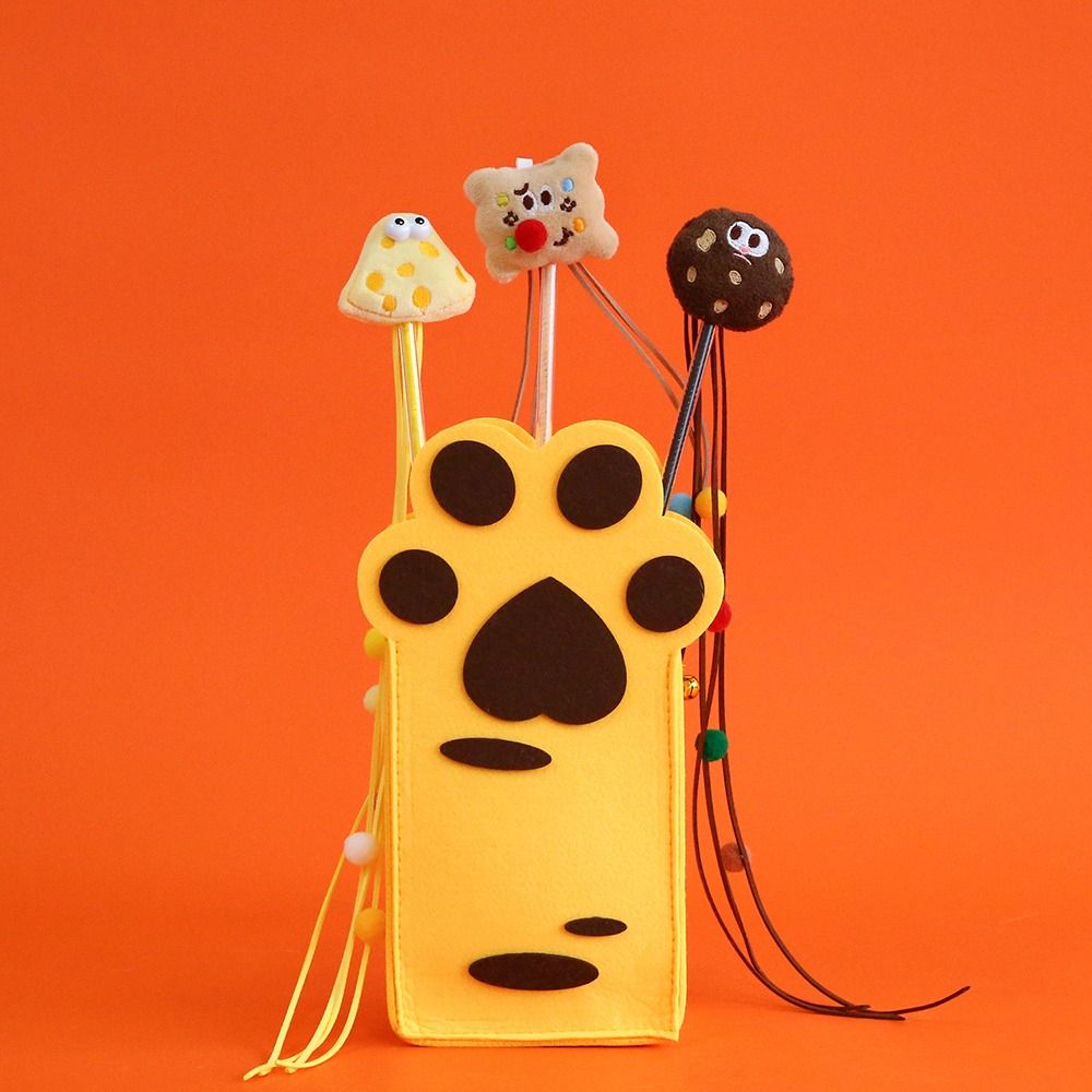 Cartoon Cat Teaser Cookie Cats Toys New Interactive Toys Cat Accesorios