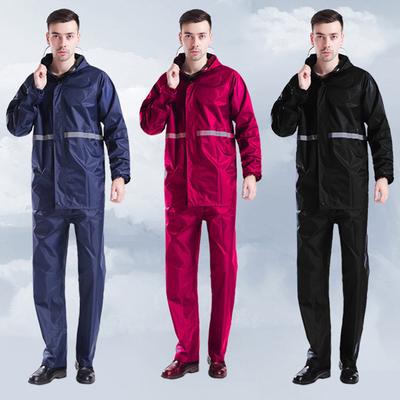 Breathable Outdoor Travel Raincoat Suit Impermeable Women/Men Hooded Rainwear
