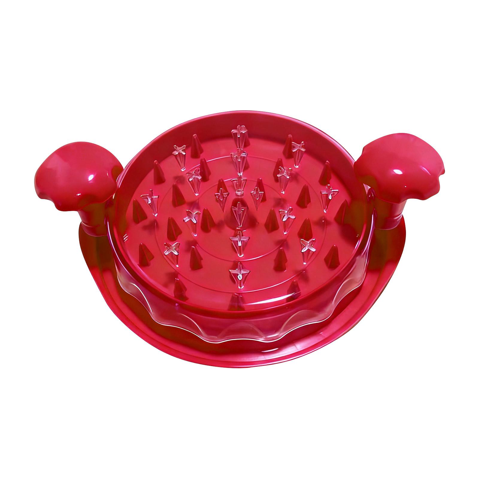 

10-дюймовый инструмент для измельчения курицы для кухни, большой, -свободный, безопасная для пищевых продуктов мясорубка с прочным нескользящим дном и эргономичной ручкой, простая и быстрая в использовании One Size красный