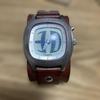 Used FOSSIL BIG TIC Y2k Digital Watch