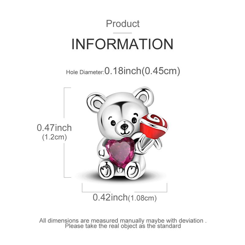 Copper Elephant Bow Pendants Cat Turtle Bear Angle Charms Beads Fit Original Bracelet Fine Jewelry Gifts Making