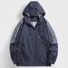 Men's Versatile Hooded Nylon Windbreaker: Lightweight Outdoor Casual Jacket