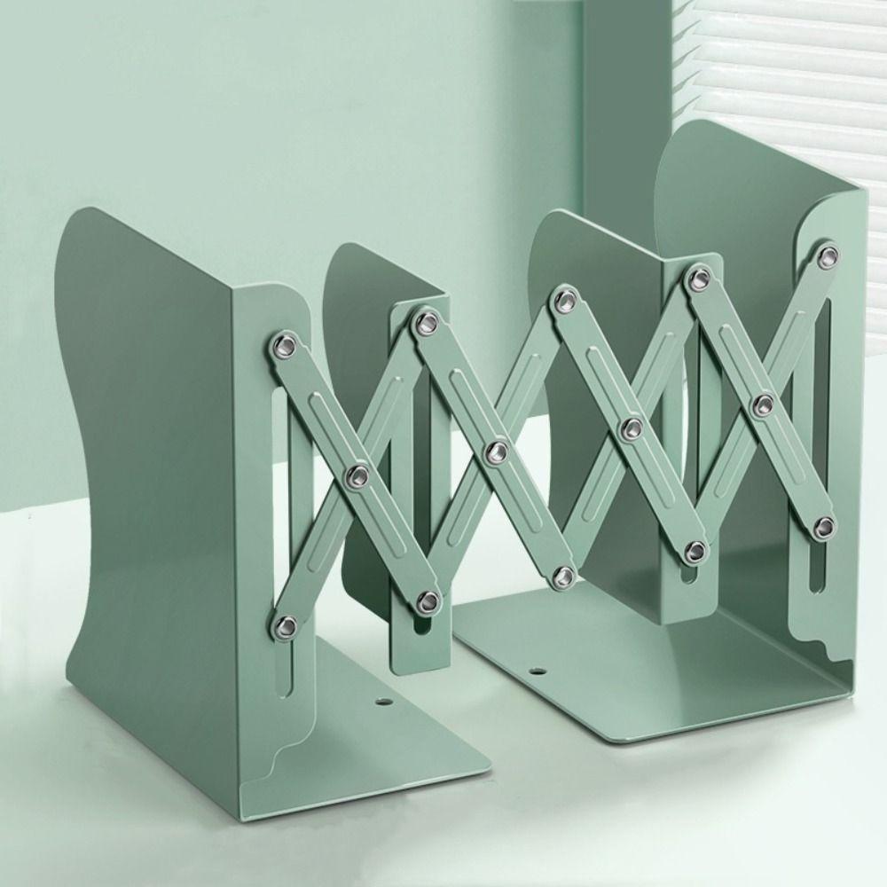 

Retractable File Sorter Rack Foldable Bookstand Multifunction Display Bookshelf Book Holder чорний