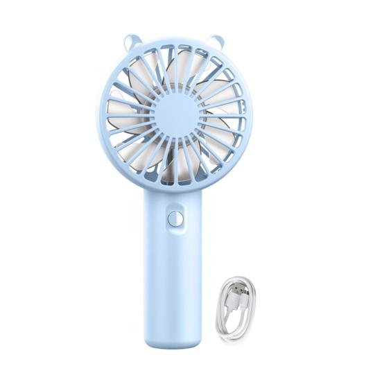 Portable Handheld Mini Fan USB Rechargeable Cooling Fan Quiet Desktop Personal Fan for Outdoor Travel Summer Use