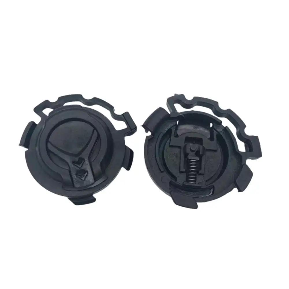 1Pair Motorcycle Helmet Fixed Buckle Rotate Switch Buckle Mirror Holder Lens Base Helmets Screws Helmet Lens Button Replacement
