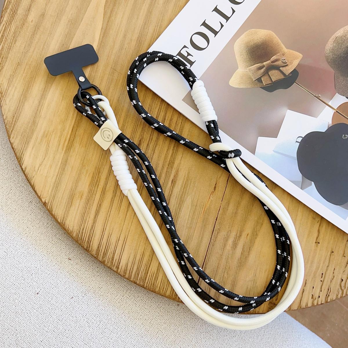 

Stylish Funny 2 Color Phone Lanyard Shoulder Strap Adjustable Neck Strap Mobile Phone Case Phone Cover Anti-Loss Hanging Rope