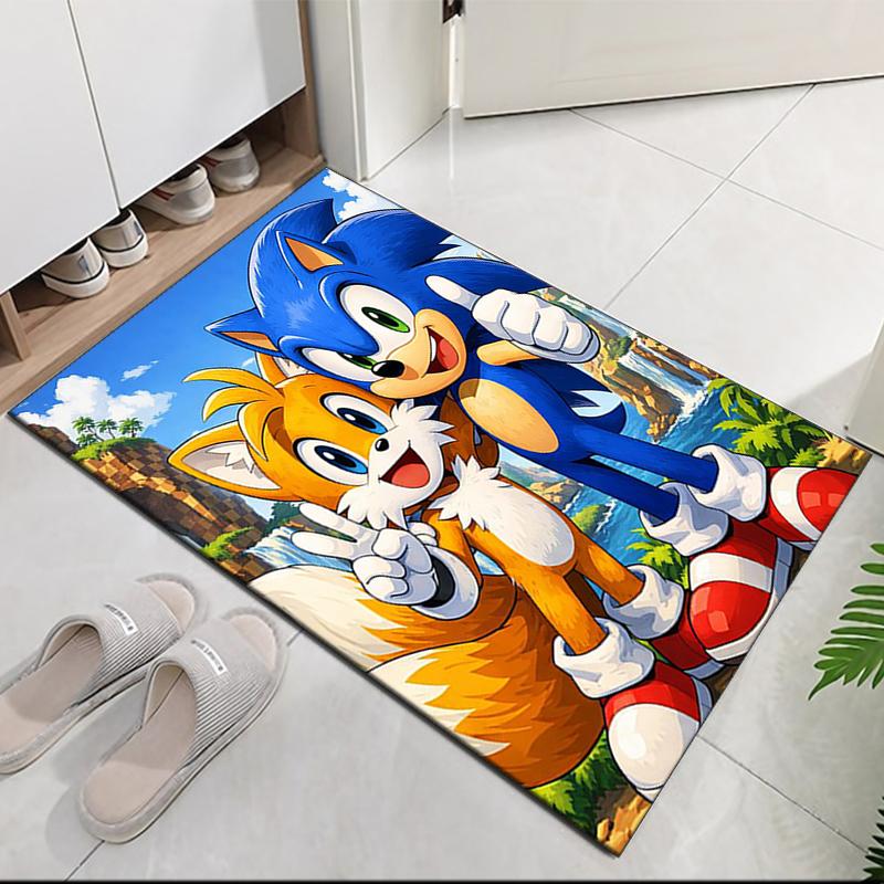 Sonic Printed Carpet, for Office Chair Living Room Bedroom Kitchen Room Decor Gifts.