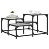 VidaXL Coffee Table Sonoma Grey 68x68x40 Cm Engineered Wood 837750