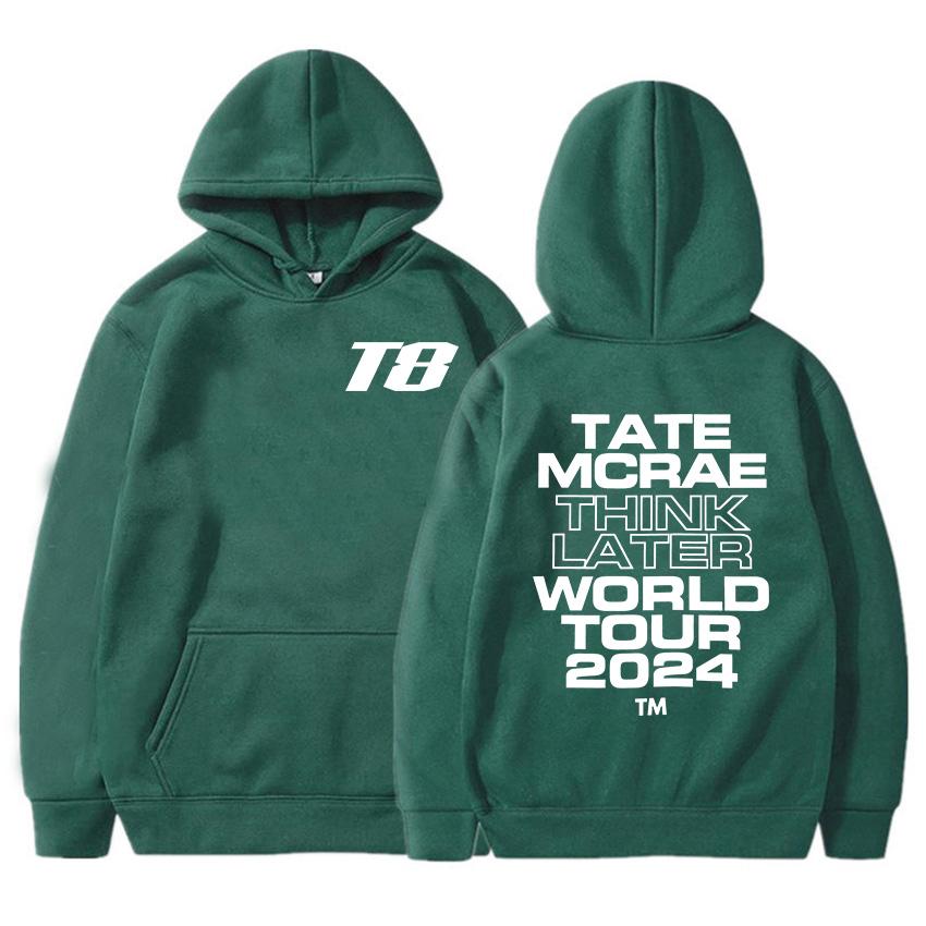 It's Ok I'm Ok Tate McRae Hoodies T8 Think Later World Tour 2024 Sweatshirts Ropa Hombre Sudaderas Long Sleeve Winter Men Hoodie