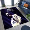Fashion MJ Michael Jackson King of Pop Art Rug for Bedroom Living Room Sofa Home Doormat Decor, Large Kids Non-slip Floor Mat