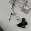 Cute Butterfly Phone Chain Keychain Versatile Butterfly Phone Hanger Keychain Pendant for Stylish and Practical Use