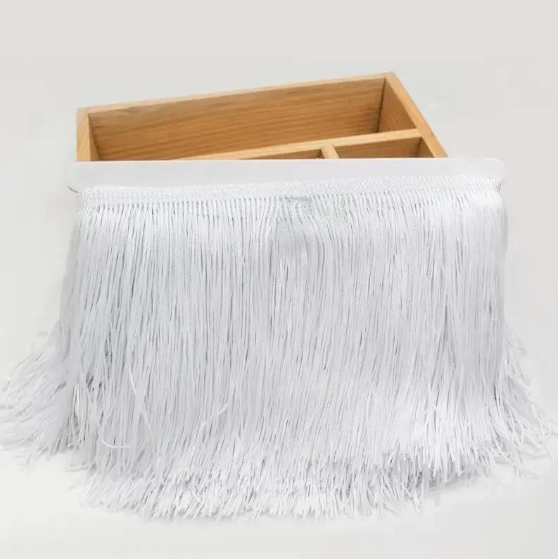 10Yard 15cm Wide Lace Trim Tassel Fringe DIY Latin Dress Stage Clothes Accessories Decorative Tassels for Curtains Lace