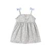Babylove Mädchen Sommerkleid aus Baumwolle mit französischem Blumenmuster und Trägern