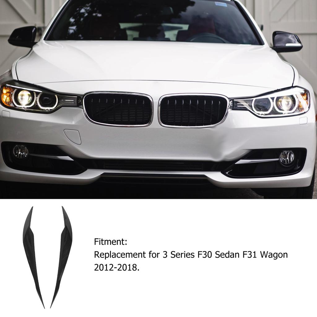 1 para nakładki na reflektory ABS zamiennik powieki pojazdu do serii 3 F30 F31 2012-2018