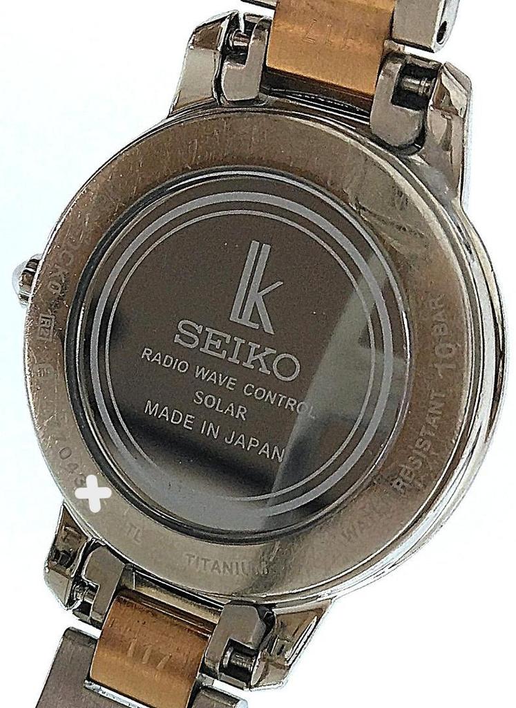 [USED] Pre-owned Seiko Lucia Watch with White Dial and Solar Battery (50045)