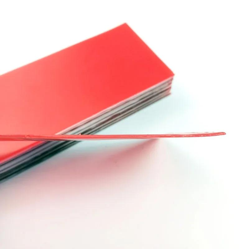 Nigf Zahnersatzwachs Betrug, Dentales Labormaterial Basisplatte, Rot und Rosa, 250/1,5 mm, 18/15 Stück, Für Sommer/Winter, 1,3 G/Box