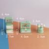 Mini Supermarket Simulation Checkout Page Cash Register Lollipop Snack Rack Model Doll House Ornament Play House Toy