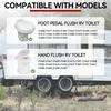 31705 RV Toilet Water Valve Kit - Fits Thetford Aqua-Magic V High/Low Hand/Foot Flush Replaces 31688, 31687, 31653