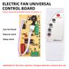 110V-240V Fan Remote Control Modification Board Quad Output Floor Fan Circuit Board Control Motherboard with Remote Controller