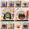 Gifts Pouch Halloween Candy Bag Cloth Stuffed Cotton Tote Bags Funny Pumpkin Candy Bucket  Gift